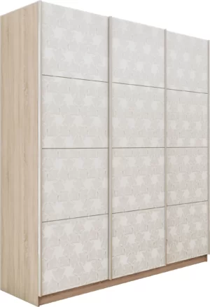 E1 shkaf kupe praym 3 kh dvernyy fotopechat kaleydoskop stekla dovodchiki sonoma e1 pf1027 210 s 22