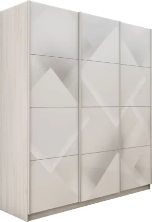 E1 shkaf kupe praym 3 kh dvernyy fotopechat kvadraty stekla dovodchiki yasen ankor svetlyy e1 pf1029 180 sas 17