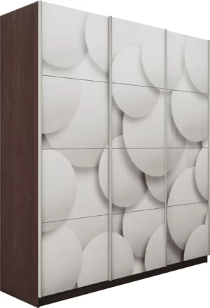 E1 shkaf kupe praym 3 kh dvernyy fotopechat shary stekla dovodchiki venge e1 pf1030 210 v 24