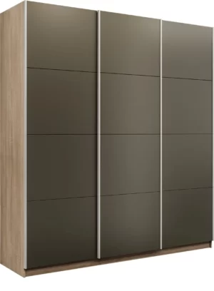 E1 shkaf kupe praym 3 kh dvernyy stekla khaki dovodchiki sonoma e1 psssx 210 s 22