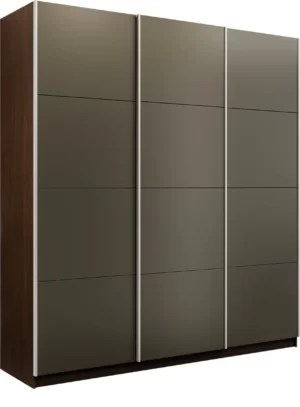 E1 shkaf kupe praym 3 kh dvernyy stekla khaki dovodchiki venge e1 psssx 180 v 26