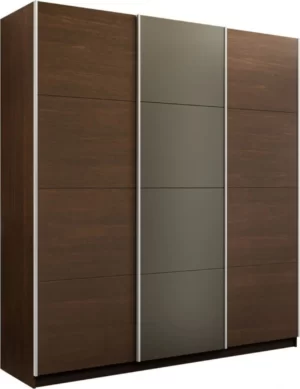 E1 shkaf kupe praym 3 kh dvernyy stekla khaki dsp dovodchiki venge e1 pdsxd 210 v 10