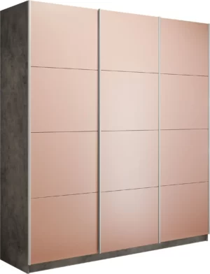 E1 shkaf kupe praym 3 kh dvernyy stekla pudra dovodchiki beton e1 psssp 180 bt 18