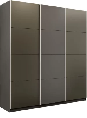 E1 shkaf kupe praym 3 kh dvernyy steklo khaki dsp dovodchiki seryy diamant e1 psxdsx 210 dm 5