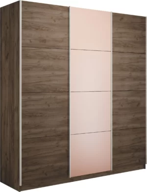 E1 shkaf kupe praym shirokiy 3 kh dvernyy dsp stekla pudra dovodchiki kraft tabachnyy e1 wpdspd 240 kt 18