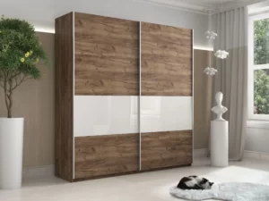 E1 shkaf kupe ye1 praym 3 sektsii dsp steklo beloye e1 pdsb 160 kt 16