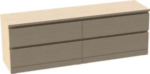 Goodluck komod nizkiy s chetyr mya vydvizhnymi yashchikami gud lakk varma goodluck s00289 3