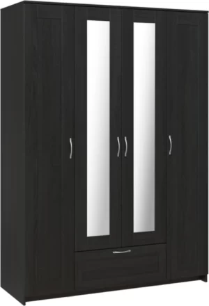 Goodluck shkaf chetyr khdvernyy s odnim vydvizhnym yashchikom i dvumya zerkalami gud lakk sirius goodluck 2 02 01 520 5 3