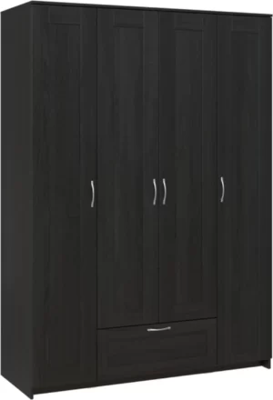 Goodluck shkaf chetyrekhdvernyy s odnim vydvizhnym yashchikom gud lakk sirius goodluck 2 02 01 490 5 3