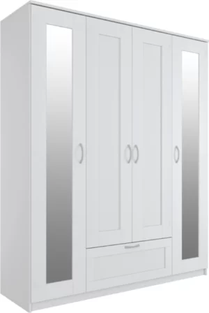 Goodluck shkaf chetyrekhdvernyy s vydvizhnym yashchikom i dvumya zerkalami gud lakk sirius goodluck 2 02 01 042 1 0