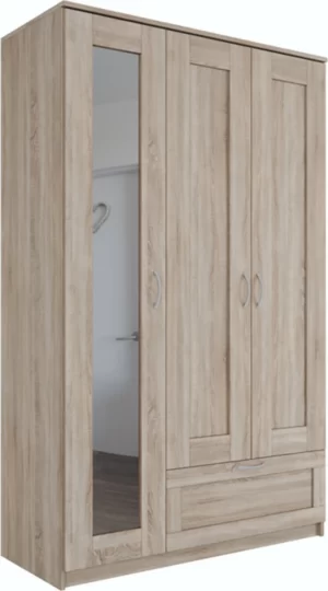 Goodluck shkaf trekhdvernyy s vydvizhnym yashchikom gud lakk sirius goodluck 2 02 01 030 3 7