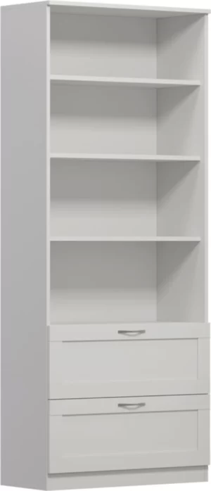 Goodluck stellazh shirokiy s dvumya yashchikami i chetyr mya polkami gud lakk sirius goodluck 2 02 07 110 1 0