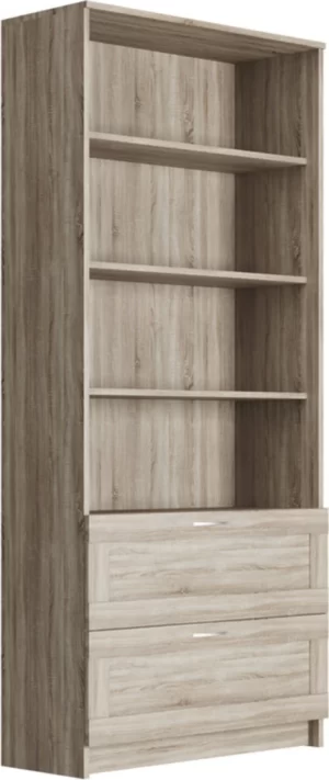 Goodluck stellazh shirokiy s dvumya yashchikami i chetyr mya polkami gud lakk sirius goodluck 2 02 07 110 3 3