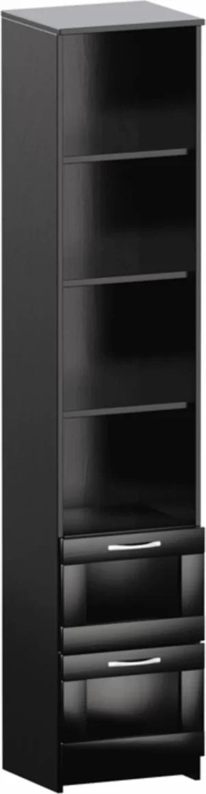 Goodluck stellazh uzkiy s dvumya yashchikami i chetyr mya polkami gud lakk sirius goodluck 2 02 07 140 5 3