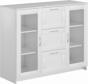 Goodluck tumba s dvumya steklyannymi dver mi i tremya yashchikami gud lakk sirius goodluck 2 02 03 380 1 0