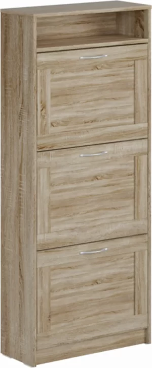 Goodluck tumba s nishey i tremya otkidnymi polkami dlya obuvi gud lakk sirius goodluck 2 02 10 440 3 3