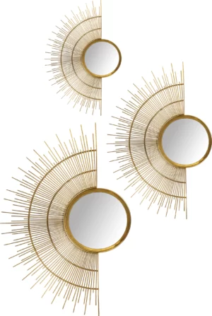 Kover ru nastennyy dekor s zerkalom iz 3 kh shtuk kover ru kover th03 m504 06 0