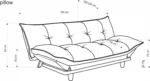 Halmar divan raskladnoy pillow 2 v ch pillow sofa bezowy 13
