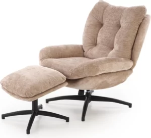 Halmar komplekt pesto kreslo podstavka dlya nog 2 v ch pesto fot bezowy 0