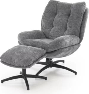 Halmar komplekt pesto kreslo podstavka dlya nog 2 v ch pesto fot popielaty 0