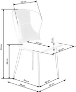 Halmar stul kukhonnyy k466 2 v ch k 466 kr 11