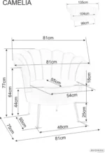 Signal divan camellia 2 velvet bluvel camelliav2bezl 3