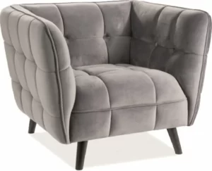 Signal kreslo castello 1 velvet bluvel castello1v14 0