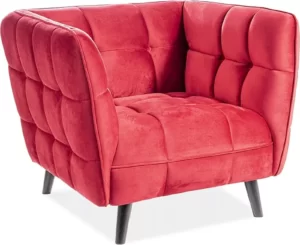 Signal kreslo castello 1 velvet bluvel castello1v59 0