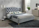 Signal krovat aspen velvet bluvel seryy aspenv140szd 0