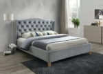 Signal krovat aspen velvet bluvel seryy aspenv180szd 0