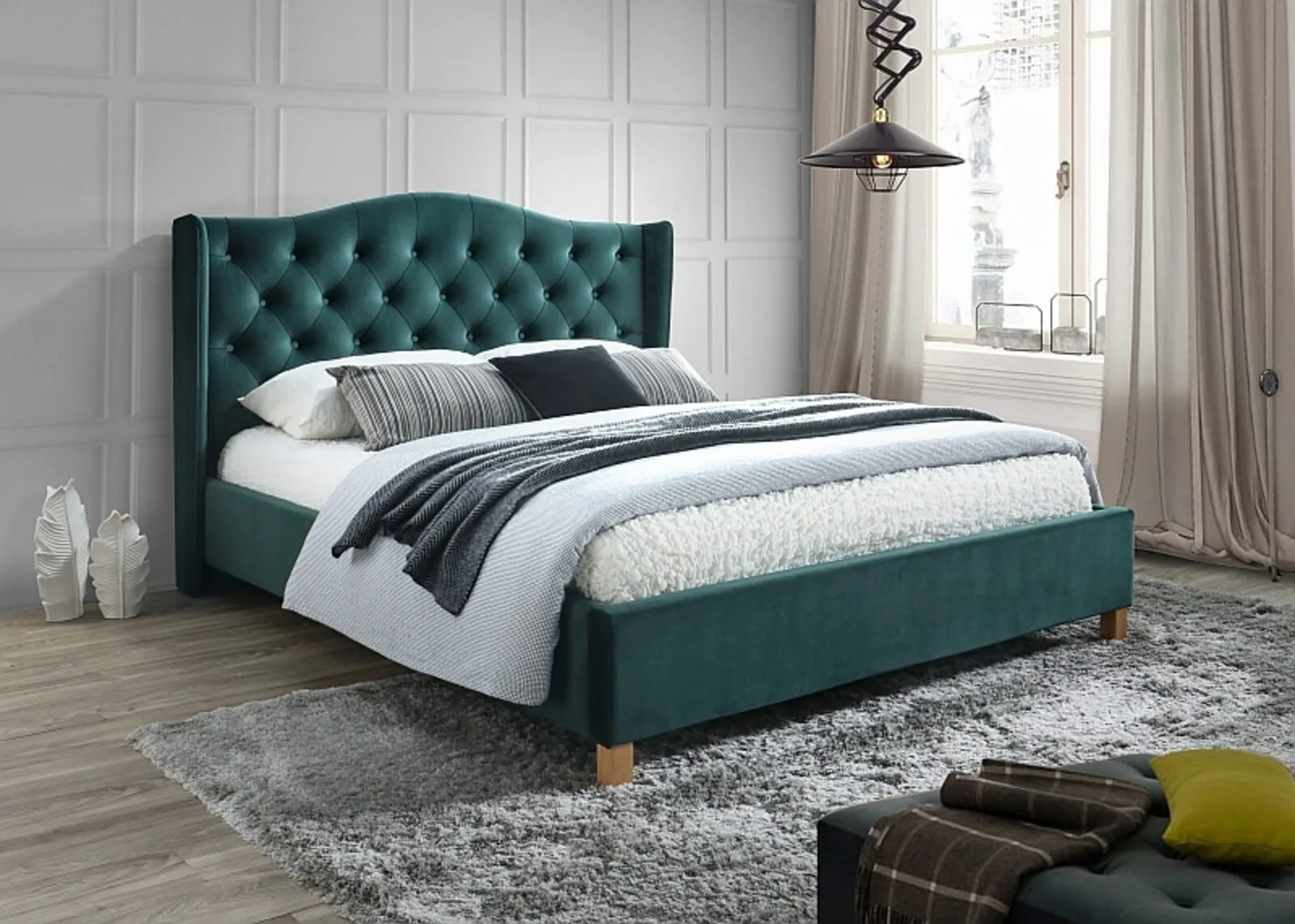 Изображение товара — signal krovat aspen velvet zelenyy aspenv160zd 0 Signal krovat aspen velvet zelenyy aspenv160zd 0