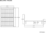 Signal krovat bolonia 140x200 boloniab140 1