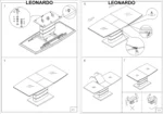 Signal stol obedennyy raskladnoy leonardo 160 leonardodd160 5