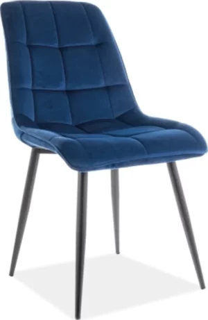 Signal stul kukhonnyy chic velvet bluvel nozhki chernyye chicvcgr 0