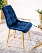 Signal stul kukhonnyy chic velvet bluvel nozhki zolotyye chicvzlgr 1