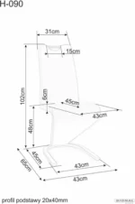 Signal stul kukhonnyy h090 bluvel h090vcz 1