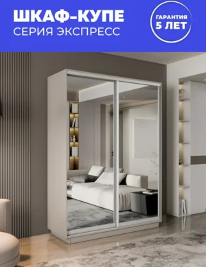 E1shkaf kupe e1 ekspress 2 h dvernyj zerkala kashemir1 0