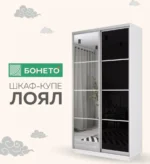 E1shkaf kupe e1 loyal 2 h dvernyj steklo chernoe zerkalo 24745d1 6