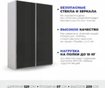 E1shkaf kupe e1 prajm 2 h dvernyj steklo chernoe dovodchi faa8c91 0