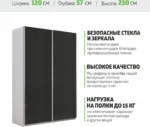 E1shkaf kupe e1 prajm 2 h dvernyj steklo chernoe dovodchi faa8c91 2