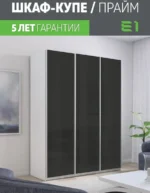 E1shkaf kupe e1 prajm 3 h dvernyj steklo chernoe dovodchi 5020691 7