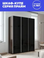 E1shkaf kupe e1 prajm 3 h dvernyj steklo chernoe dovodchi b5f6741 7