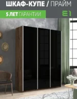 E1shkaf kupe e1 prajm 3 h dvernyj steklo chernoe dovodchi b6ef491 5