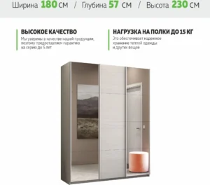 E1shkaf kupe e1 prajm 3 h dvernyj zerkalo dsp zerkalo dov 2cfaa41 0